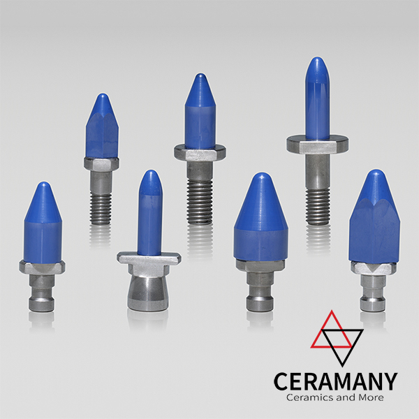 Ceramic positioning pins