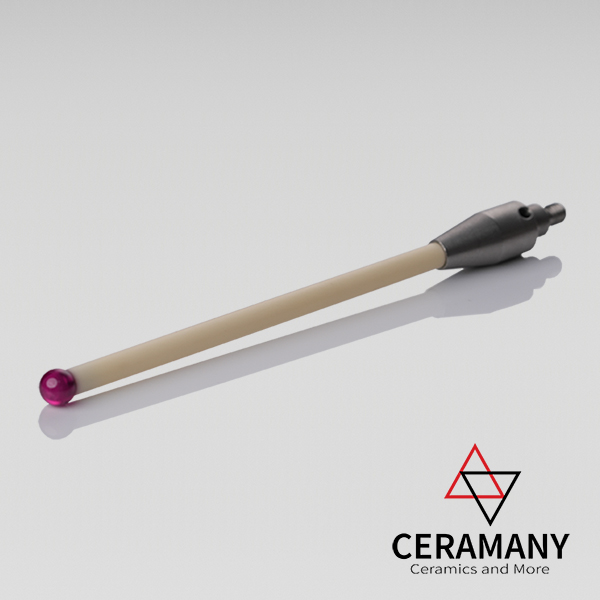 Ceramic measuring probe