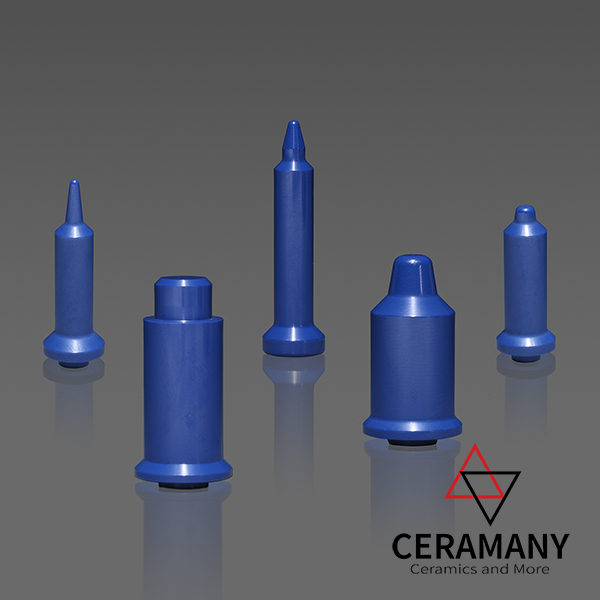 Ceramic centring pins